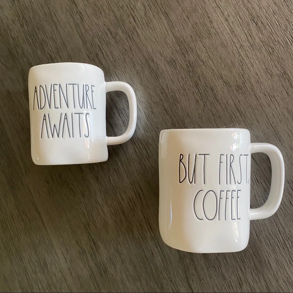 New Rae Dunn Set of two mugs